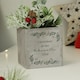image 1 of Personalised Christmas Foliage Concrete Planter Grey