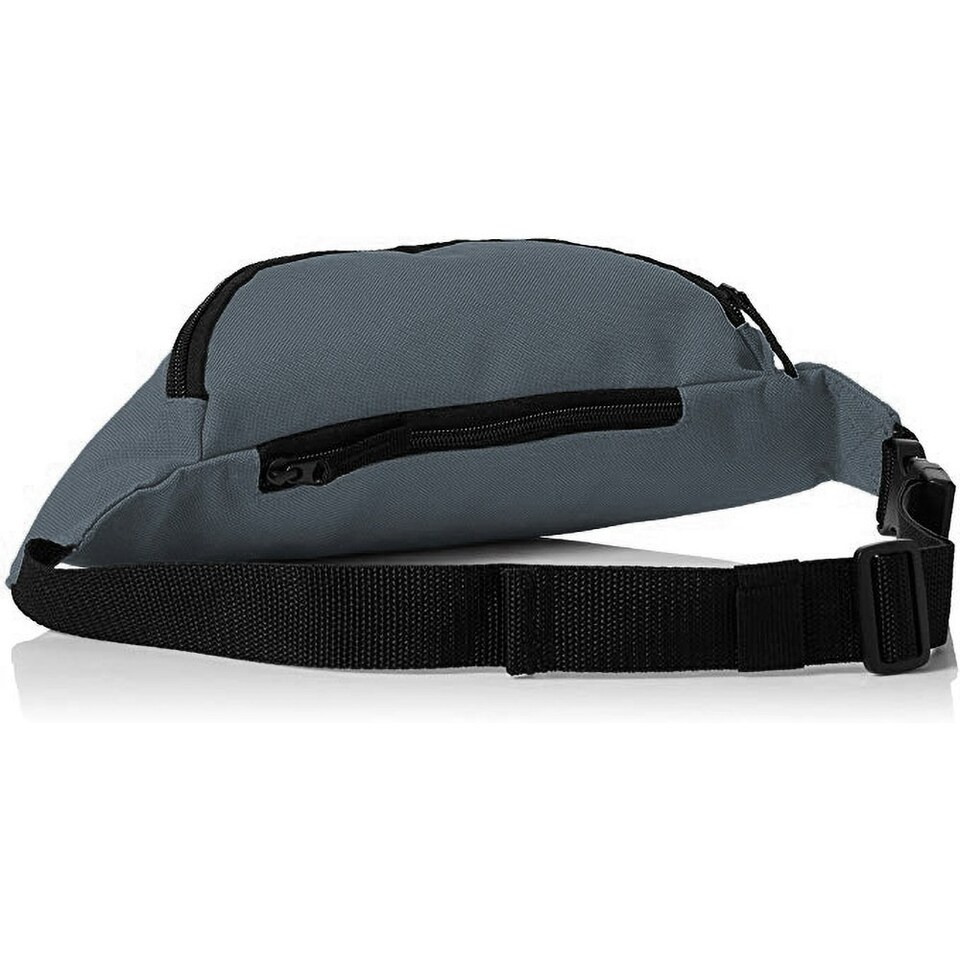 image 1 of Bagbase Adjustable Belt Bag (2.5 Litres) (Pack of 2) - Graphite - One Size Grey