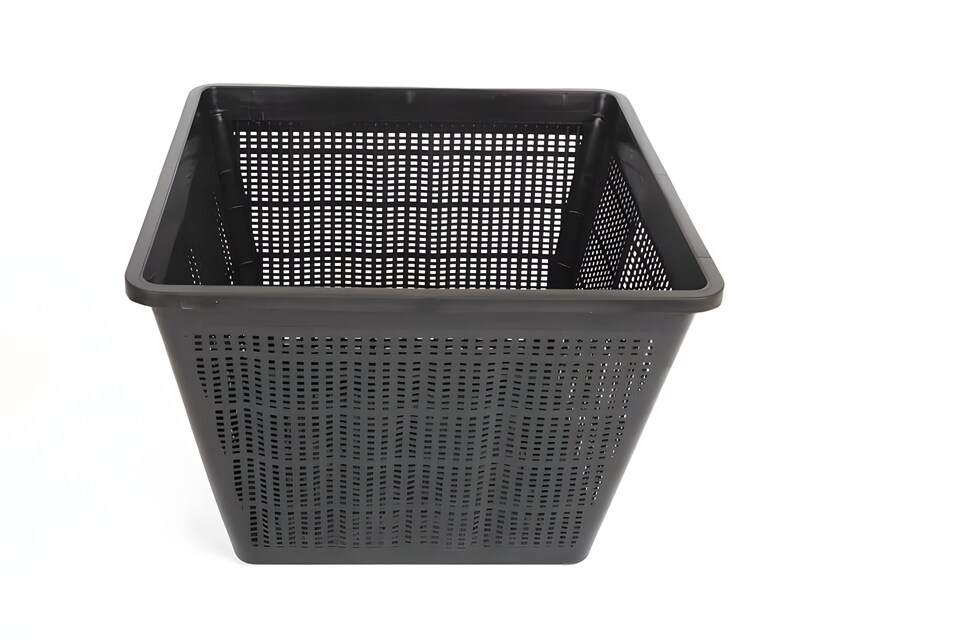 image 1 of Aquatic Pond Planting Basket - Square - 28cm / 10 Ltr - Mesh Plant Pot for Water Garden Ponds, Protects Roots from Fish