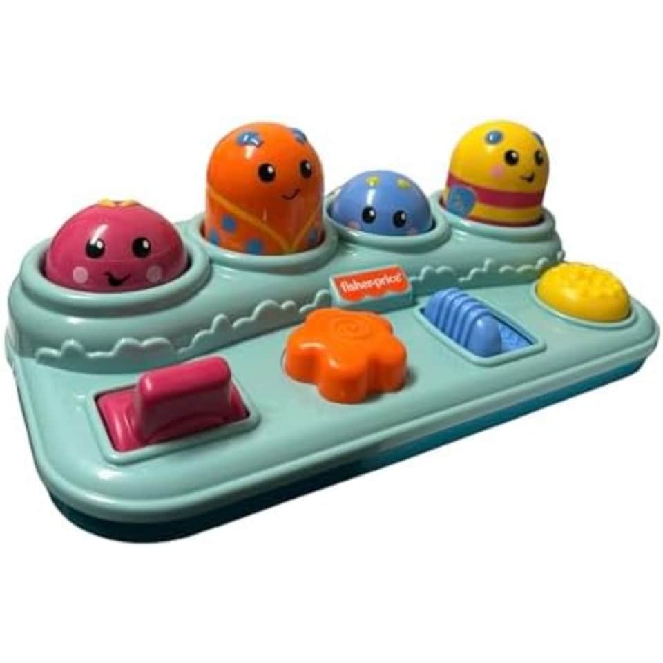 image 1 of Fisher Price Brilliant Basics Boppin Activity Bugs Toy