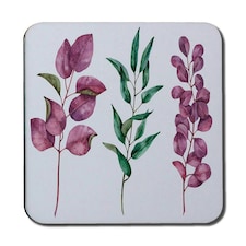 Purple & Green Leaves (Coaster)