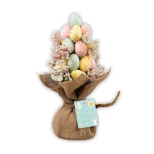 Happy Easter Hanging Wooden Plaque Decoration 27.5cm