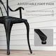 image 6 of Outsunny 3 PCs Coffee Table Chairs Outdoor Garden Furniture Set w/ Umbrella Hole