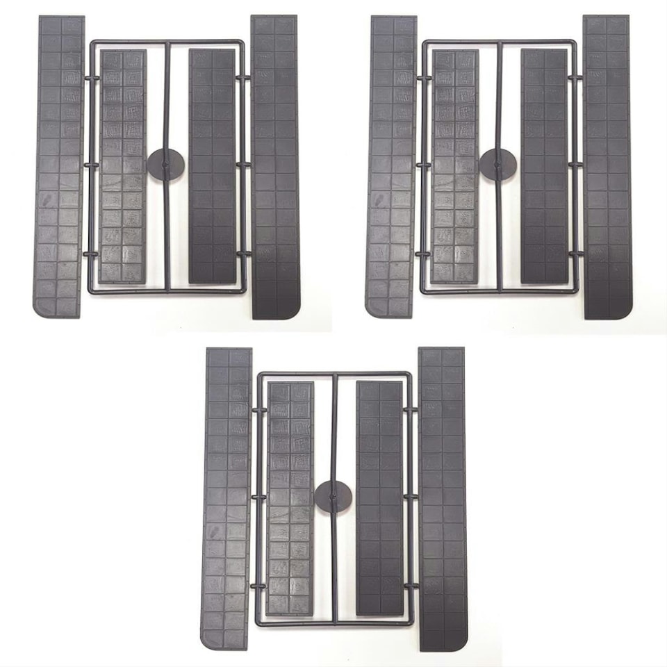 image 1 of Gaugemaster Highways Embossed Pavement Set OO Scale (6 x Ends/6 x Straights)