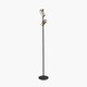 image 4 of Black and Rose Gold Metal LED Floor Lamp Black | Rose gold
