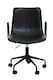 image 2 of Interiors by Premier Claw Base Black Leather Home Office Chair, Upholstered Seat Of Office Chair, Height Adjustable Swivel Chair