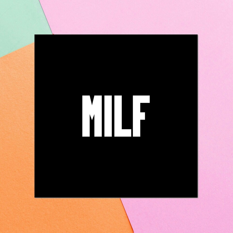 MILF Square Greetings Card