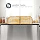 image 5 of Long Slot Toaster, Long Slice or 2 Slice Stainless Steel Toaster with Bun Warming Rack, 6 Browning Levels, Removeable Crumb Tray, Defrost and Reheat, 1000W