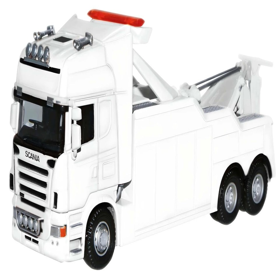 Oxford Diecast Scania Topline Recovery Truck White