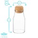 image 3 of Argon Tableware Glass Storage Bottles with Cork Lids - 180ml - Pack of 3