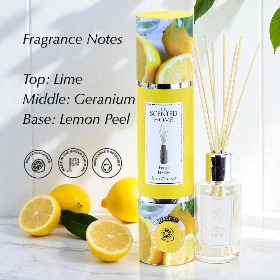 image 1 of Ashleigh & Burwood Fresh Lemon Reed Diffuser 150ml