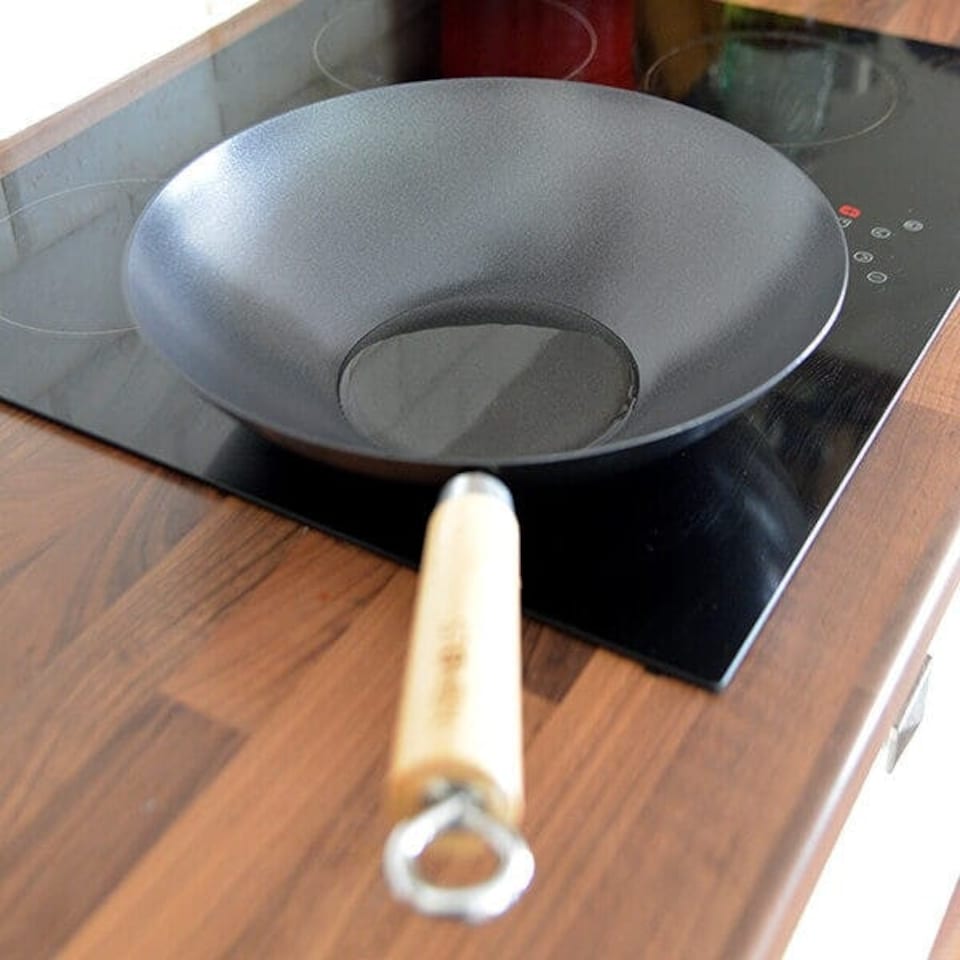 image 1 of Stoven 30cm Heavy Gauge Non-Stick Wok