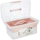 image 2 of Keeeper Minnie Organiser Storage Box with Lid - Nordic Pink