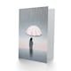 image 2 of Outlook Rain Minimalist Soft Pastel Umbrella Sympathy Card