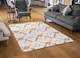 image 2 of Geometric Golden Pattern Rug | Multi