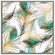 image 4 of Imprints peacock feathers (Picutre Frame) Brown | Oak | M