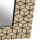 image 2 of Interiors by Premier Black And Gold Cube Wall Mirror Gold
