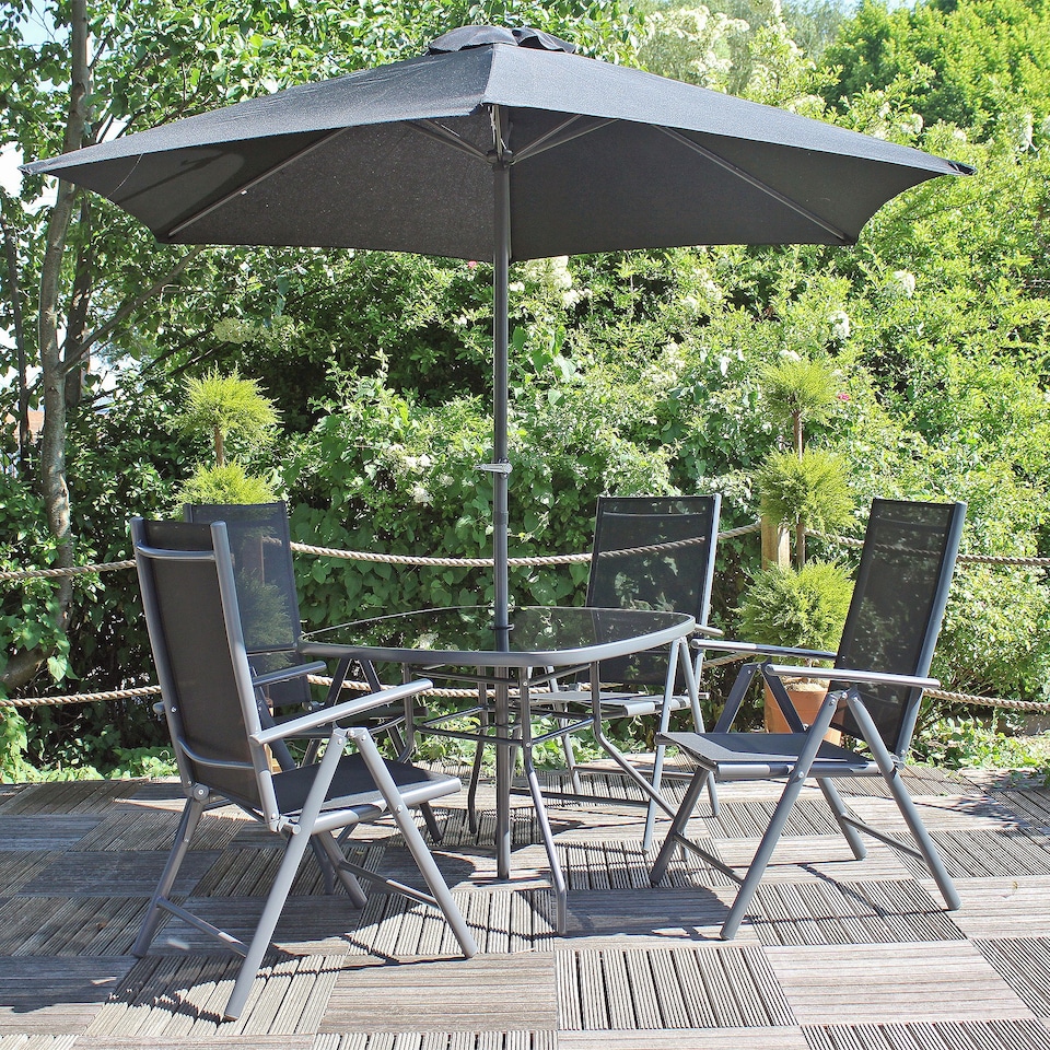 image 1 of Rio 4 Seater Recliner Dining Set