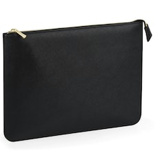 Bagbase Boutique Zipped Document Wallet - Black - One Size