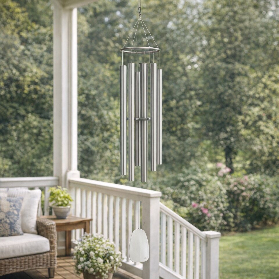 image 1 of Woodstock Windsinger Chimes of Apollo - Silver