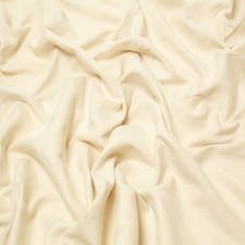 Minerva Core Range Cream Soft Faux Suede Fabric for Dressmaking, 150cm / 59" Wide - per metre