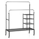image 9 of CISTWAY Clothes Drying Rack Double Rods Garment Rack Siliver