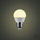 image 1 of ValueLights 10 Pack E27 White Plastic Globe LED 4W Warm White 2700K 400lm Light Bulb