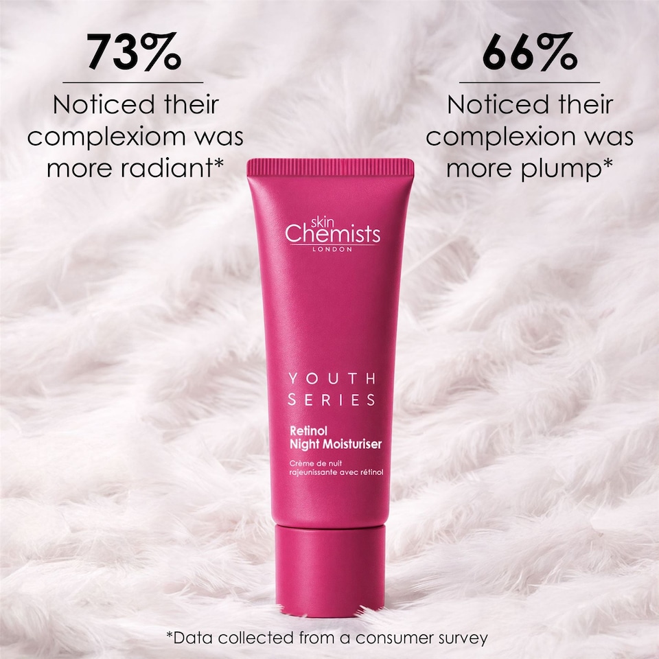 image 1 of skinChemists Retinol & Bakuchiol Anti-Ageing Night Moisturiser 50ml for Cell Regeneration and Fine Lines