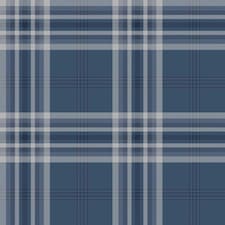 Muriva Catherine Lansfield Kelso Checked Wallpaper - Navy - 10m x 53cm Blue