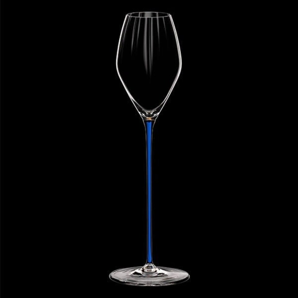 image 1 of Riedel High Performance Champagne Glass Dark Blue