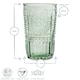 image 3 of Bormioli Rocco Romantic Highball Glasses - 340ml - Pack of 4 | Green | Green