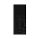 image 1 of FWStyle Chilton Combination Wardrobe 2 Door 2 Drawer - Black Gloss Front Black