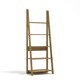 image 1 of Tiva Ladder Bookcase - MDF - L38.6 x W64 x H175.4 cm - Oak Brown