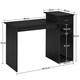 image 3 of Yaheetech Computer Desk Laptop Table w/Drawer & Shelves | Black