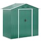 image 1 of Outsunny 6.5x3.5ft Metal Garden Shed for Garden and Outdoor Storage, Green