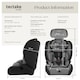 image 6 of Car Seat Sophie - with 5-point belt, i-Size approved, removable seat reducer | Grey | dark grey/black | 47 x 47 x 80,50 cm | 1