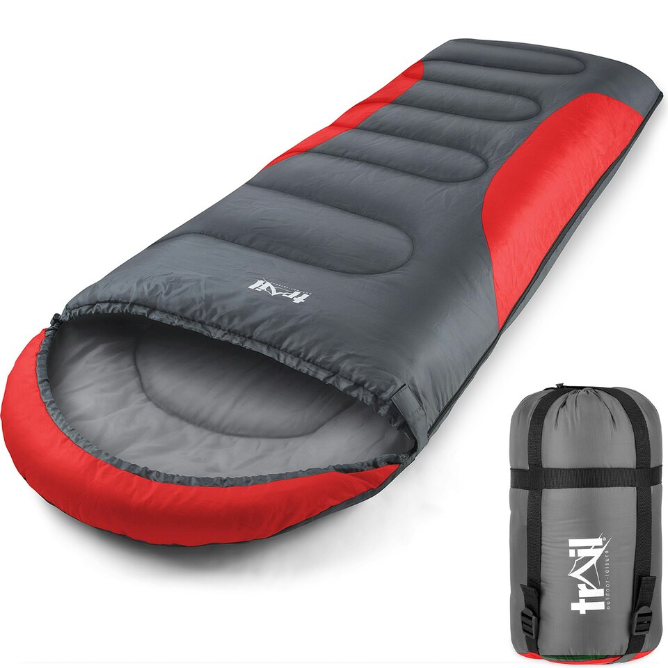 image 1 of Trail Alpine 250 Envelope Sleeping Bag With Hood
