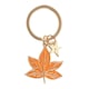 image 1 of Something Different Autumn Magic Leaf Keyring - Gold/Orange - One Size