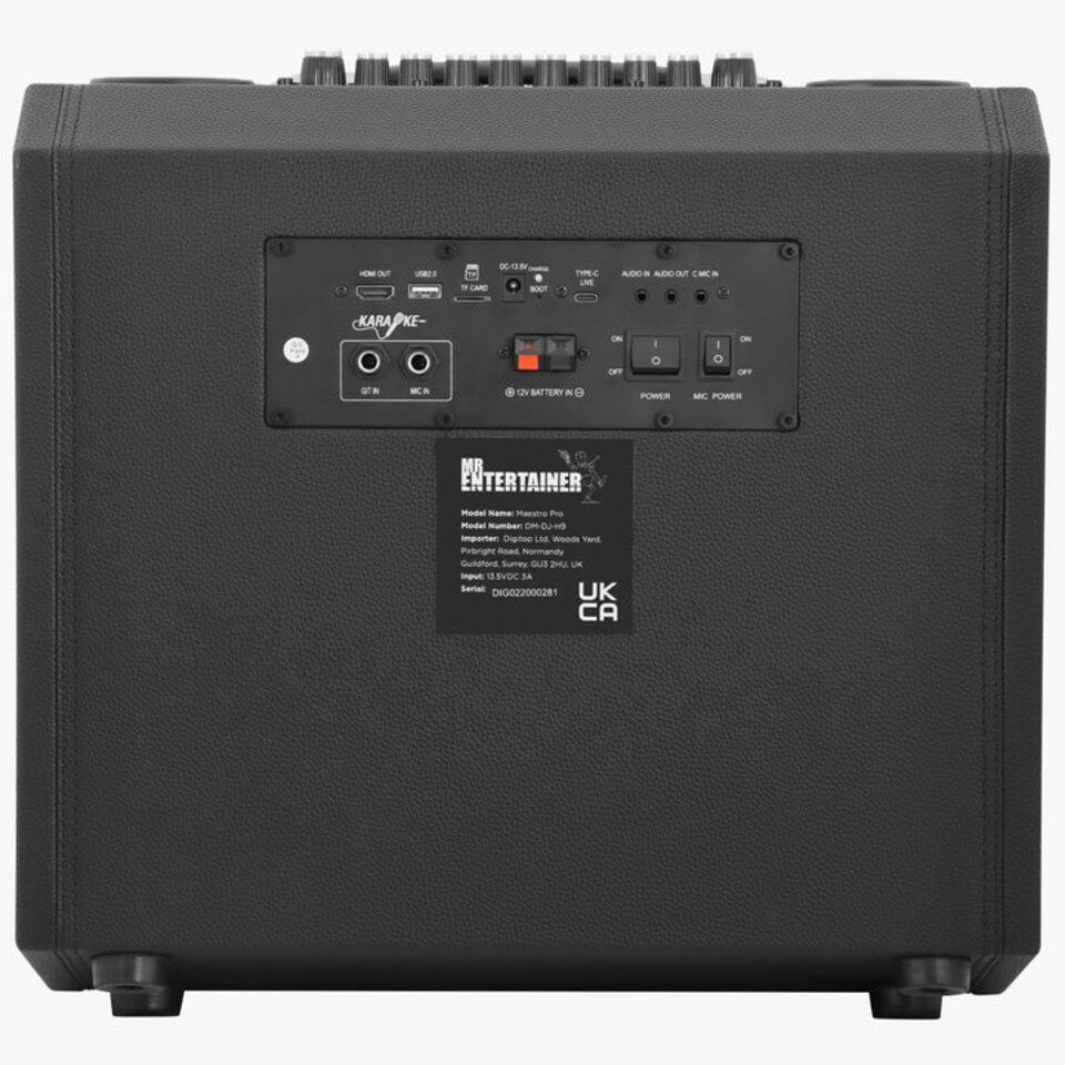 image 1 of Mr Entertainer Maestro Pro Touchscreen Karaoke Machine