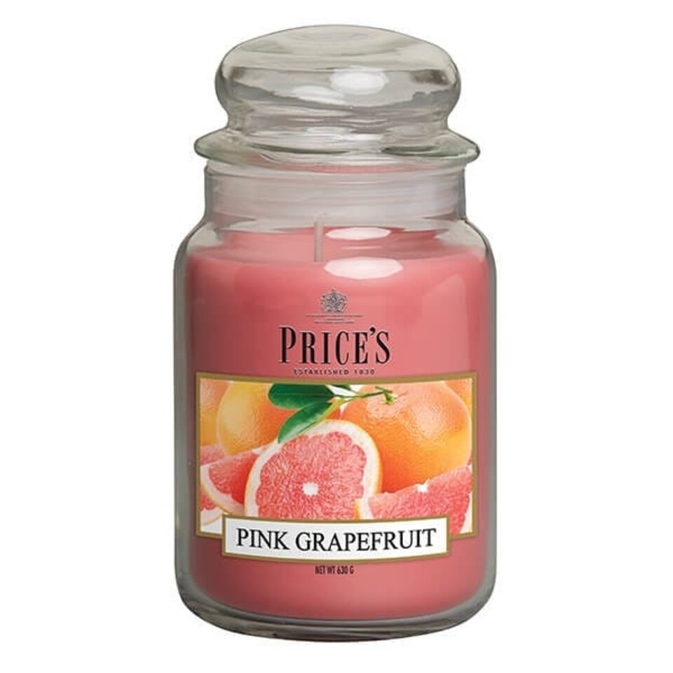 image 1 of Prices Fragrance Collection Pink Grapefruit Large Jar Candle