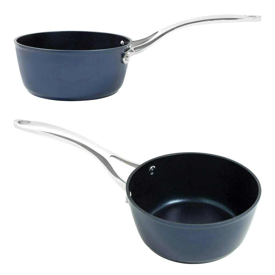 image 1 of Blackmoor 67449 Blue Pro 16cm Milk Pan