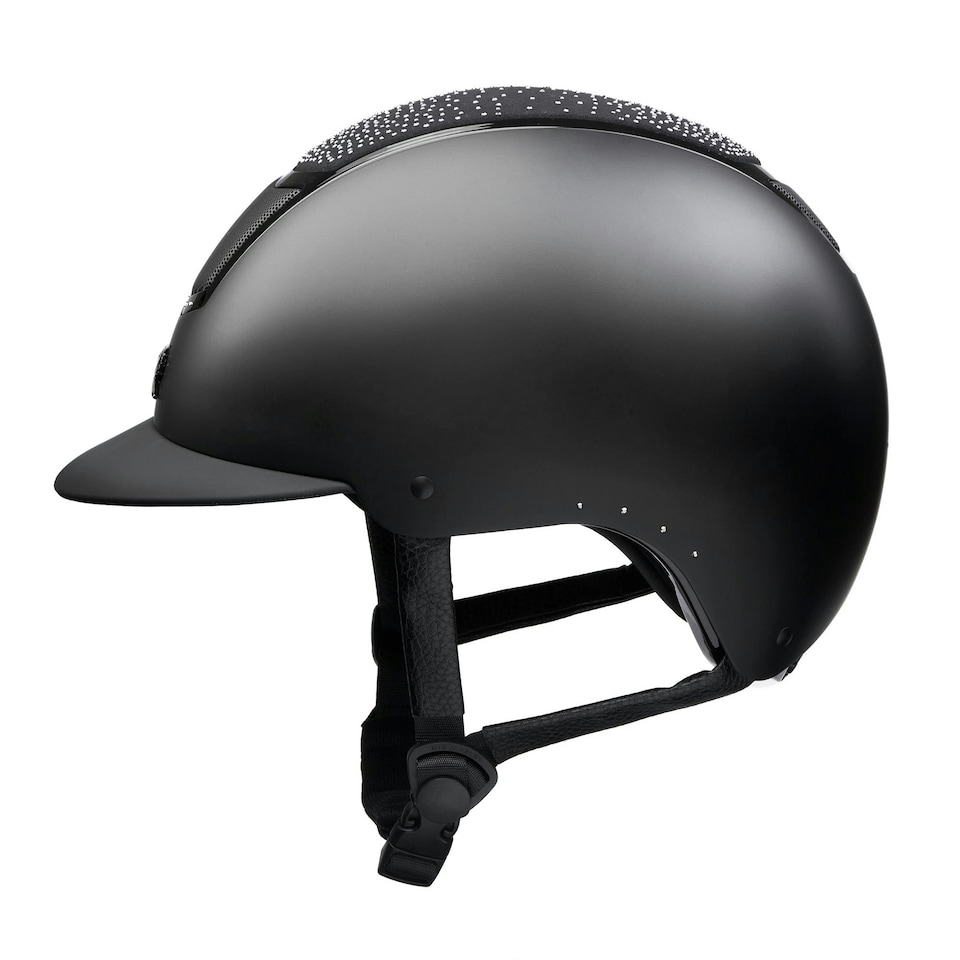 image 1 of Karben Unisex Adult Stella Fixed Peak Riding Hat - Black - 53cm - 55cm Black | 53cm - 55cm