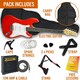 image 8 of 3rd Avenue Full Size Electric Guitar Pack with Amp Green