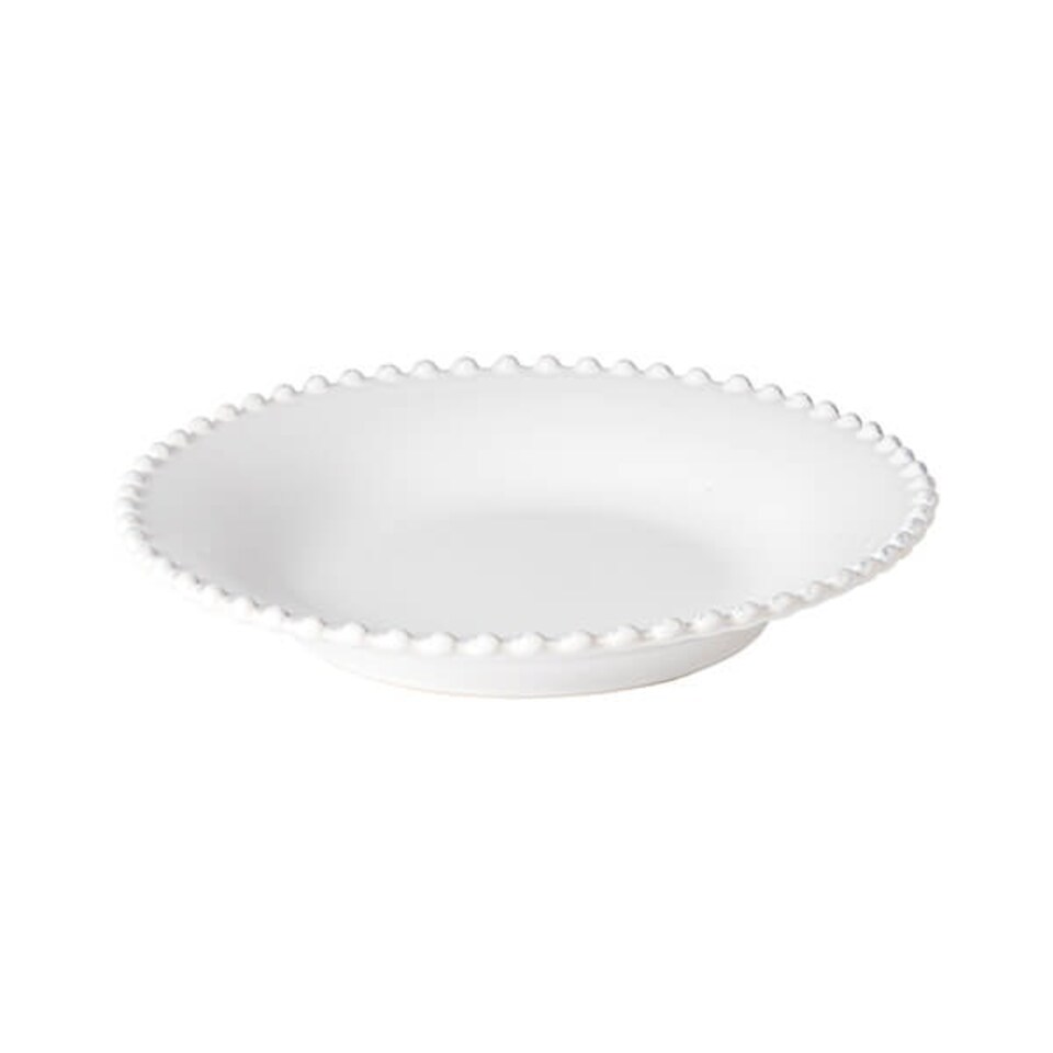 image 1 of Costa Nova Pearl White 24cm Soup/Pasta Plate White