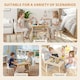 image 6 of AIYAPLAY 3-Piece Toddler Table and Chairs Set for Nursery, Playroom | Yellow
