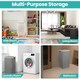 image 6 of 100L Foldable Laundry Hamper with Lid, Collapsible Clothes Basket