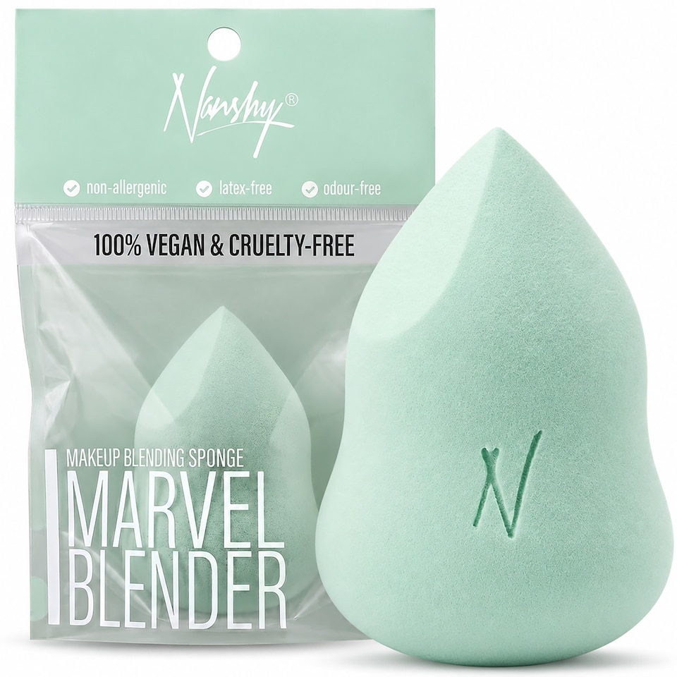 image 1 of Nanshy 4-in-1 Marvel Makeup Blending Sponge - Mint Green