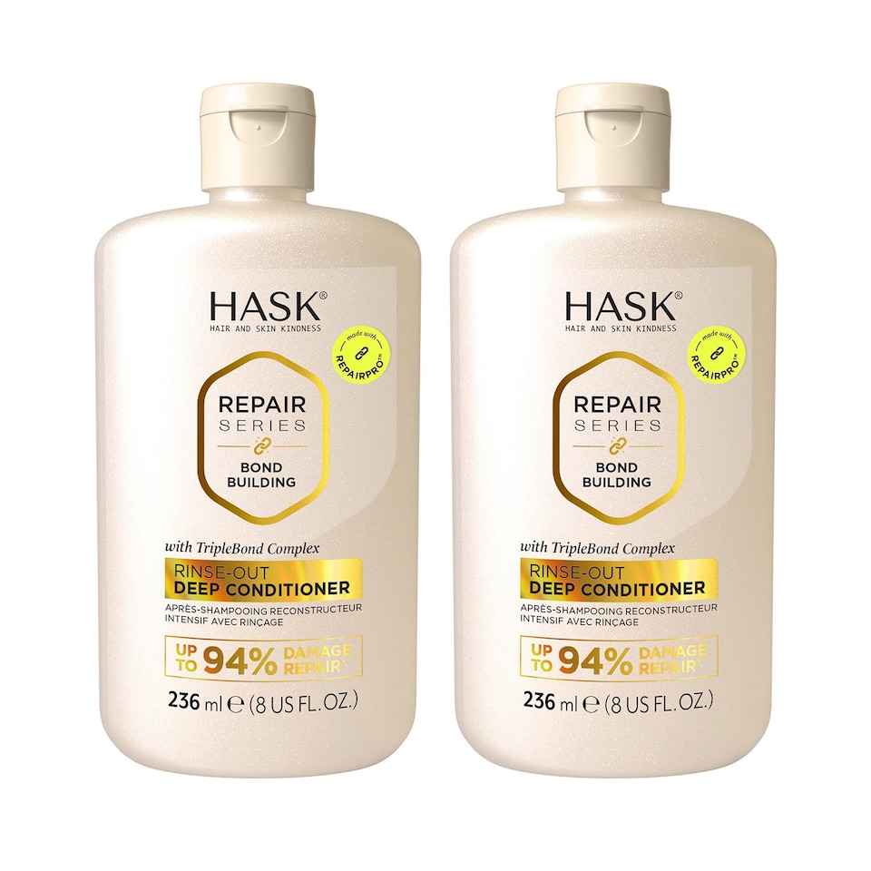 image 1 of Hask Repair Pro Bond Building Rinse-Out Conditioner - Strength & Shine, 2 pack