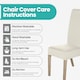 image 3 of High-Back Chair Covers, Spandex Stretch, Universal Protective Slipcover
