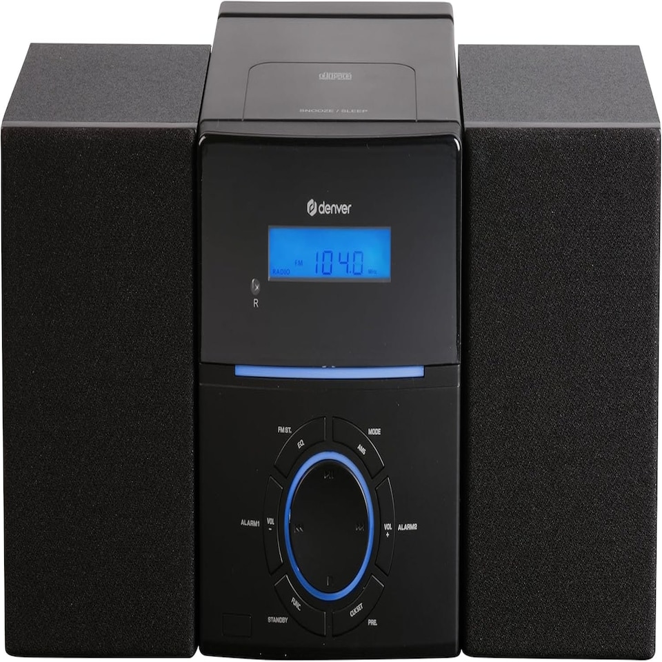 image 1 of Compact Micro HiFi System with CD, FM Radio & Alarm